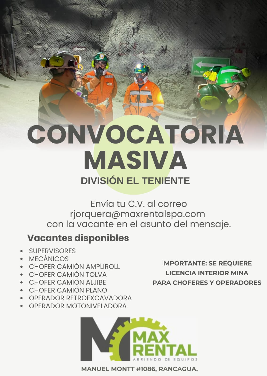Reclutación masiva división el Teniente